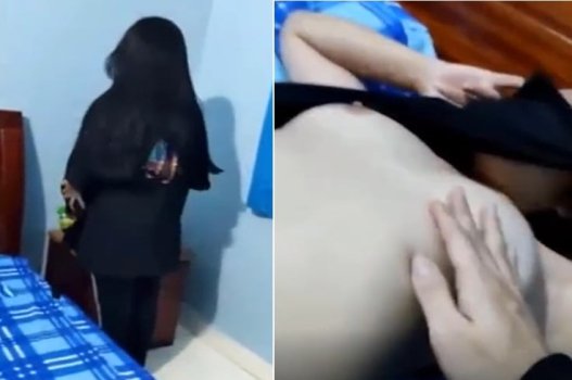 Despertou pra mamar e foder